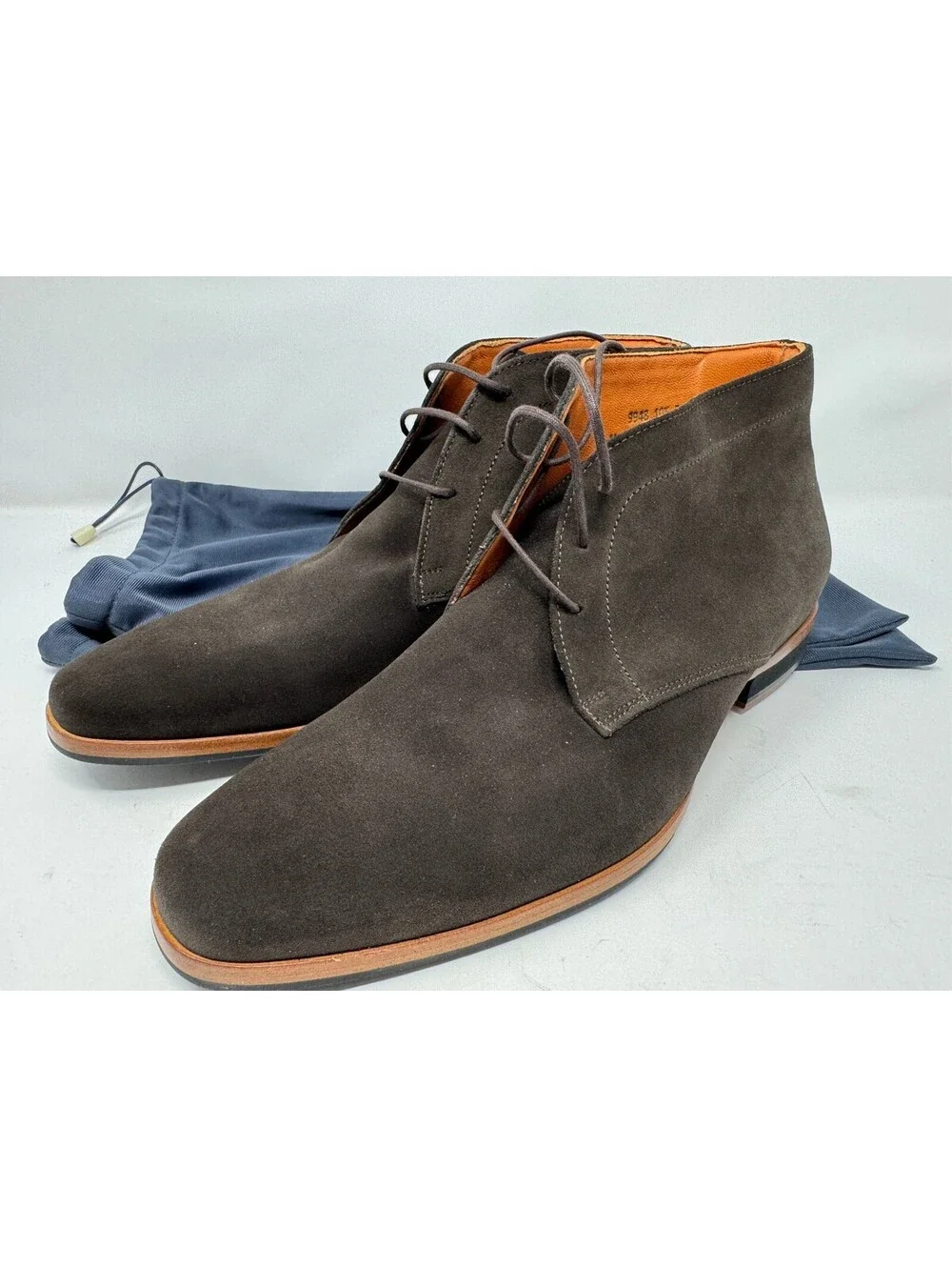 Wolf & Shepherd Striker Suede Chukka Brown Mens Boots Size 10.5 Made In Portugal